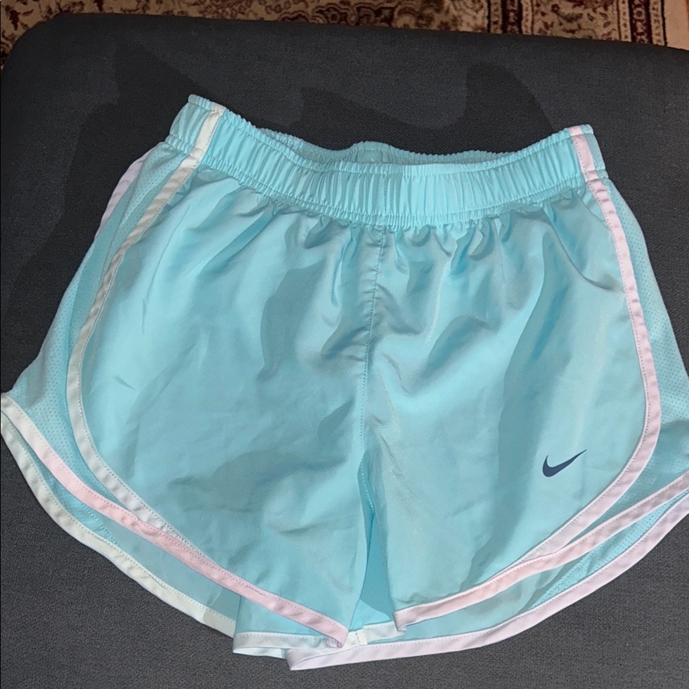 NWOT Nike Women's Sky Blue Athletic Shorts